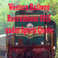 Western Railway Recruitment 2015 under Sports Quota
