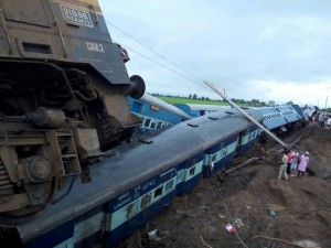 Trains derailed in MP