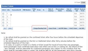 Select Booked Ticket